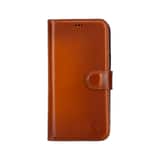 Variation Solidenz Moda Book iPhone 15 Plus echt leren hoesje – Bruin