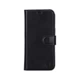 Variation Solidenz Moda Book iPhone 13 Pro Max echt leren hoesje – Zwart