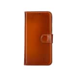 Variation Solidenz Moda Book iPhone 15 echt leren hoesje – Bruin