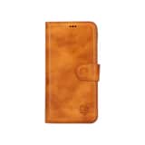 Variation Solidenz Moda Book iPhone 15 echt leren hoesje – Lichtbruin