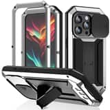 Variation Stofdicht metalen hoes iPhone 15 Pro – Zilver