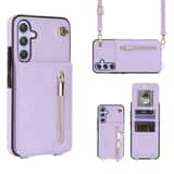 Variation Solidenz Fashion Wallet met koord Samsung Galaxy A14 – Violet