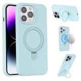 Variation MagSafe siliconen hoesje iPhone 13 Pro Max – Blauw