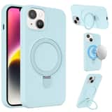 Variation MagSafe siliconen hoesje iPhone 13 – Blauw