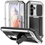 Variation Stofdicht metalen hoes Samsung Galaxy S24 – Zilver
