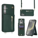 Variation Solidenz Fashion Portemonnee hoesje met koord Samsung Galaxy S25 Plus – Groen