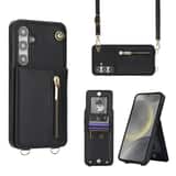 Variation Solidenz Fashion Portemonnee hoesje met koord Samsung Galaxy S25 Plus – Zwart