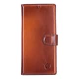 Variation Solidenz Moda Book Samsung S24 Ultra echt leren hoesje – Bruin
