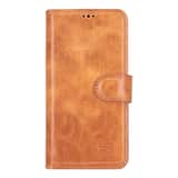 Variation Solidenz Moda Book Samsung S24 Plus echt leren hoesje – Lichtbruin