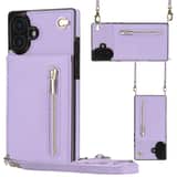 Variation Solidenz Fashion Portemonnee hoesje met koord iPhone 16 – Violet