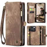 Variation Solidenz Urban Wallet iPhone 16 Pro hoesje – Bruin
