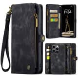 Variation Solidenz Urban Wallet iPhone 16 Pro hoesje – Zwart