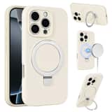 Variation MagSafe siliconen hoesje iPhone 16 Pro Max – Versie 2 – Beige