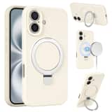 Variation MagSafe siliconen hoesje iPhone 16 Plus – Versie 2 – Beige
