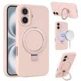 Variation MagSafe siliconen hoesje iPhone 16 Plus – Versie 2 – Roze