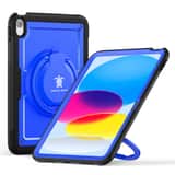 Variation Turtle Shift Perfect Grip Hoes met screen protector iPad 11 en iPad 10 – 10.9 inch – Blauw
