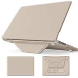 Variation Turtle Shift vegan leer Laptopcover MacBook Pro 14′ inch – 2023 / 2021 – A2442 / A2779 / A2918 / A2992 – Beige