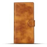 Variation Solidenz Moda Book Samsung Galaxy S25 Ultra echt leren hoesje – Lichtbruin