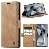 Variation Solidenz Urban Book Samsung Galaxy S25 Ultra hoesje – Bruin