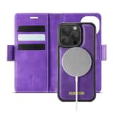 Variation Solidenz 2-in-1 MagSafe Wallet Case voor iPhone 15 Pro – Paars