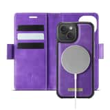 Variation Solidenz 2-in-1 MagSafe Wallet Case voor iPhone 15 – Paars