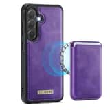 Variation Solidenz Magnetisch Wallet Backcover voor Samsung Galaxy S24 FE – Paars