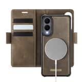 Variation Solidenz 2-in-1 MagSafe Wallet Case voor Samsung Galaxy S25 Edge – Bruin