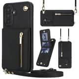 Variation Solidenz Fashion Portemonnee hoesje met koord Samsung Galaxy A26 – Zwart