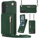 Variation Solidenz Fashion Portemonnee hoesje met koord Samsung Galaxy A56 – Groen