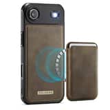 Variation Solidenz MagSafe Wallet Backcover voor iPhone Air – Bruin