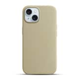 Variation Solidenz Beige Siliconen iPhone 14 en iPhone 13 hoesje met MagSafe – Desert Sand
