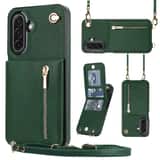 Variation Solidenz Fashion Portemonnee hoesje met koord Samsung Galaxy A17 – Groen