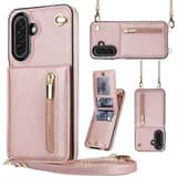 Variation Solidenz Fashion Portemonnee hoesje met koord Samsung Galaxy A17 – Roségoud