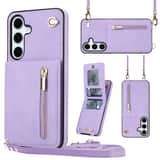 Variation Solidenz Fashion Portemonnee hoesje met koord Samsung Galaxy S25 FE – Violet