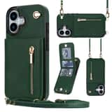 Variation Solidenz Fashion Portemonnee hoesje met koord iPhone 17 – Groen