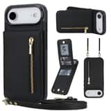 Variation Solidenz Fashion Portemonnee hoesje met koord iPhone Air – Zwart