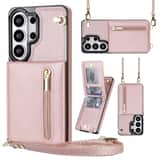Variation Solidenz Fashion Portemonnee hoesje met koord Samsung Galaxy S26 Ultra – Roségoud
