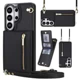 Variation Solidenz Fashion Portemonnee hoesje met koord Samsung Galaxy S26 Ultra – Zwart