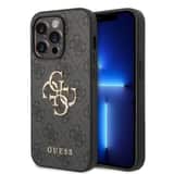 Variation Guess Metal Logo iPhone 15 Pro hoesje – Grijs