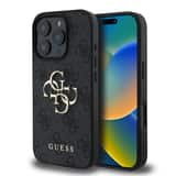 Variation Guess Metal Logo iPhone 16 Pro Max hoesje – Grijs