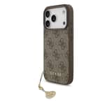 Variation Guess 4G Charm MagSafe Hoesje iPhone 17 Pro – Bruin