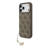 Variation Guess 4G Charm MagSafe Hoesje iPhone 17 Pro Max – Bruin