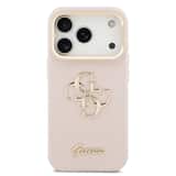 Variation Guess 4G Logo met Camerastand functie iPhone 17 Pro hoesje – Roze