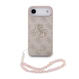 Variation Guess 4G Metal Logo iPhone Air hoesje – Met Polskoord – Roze