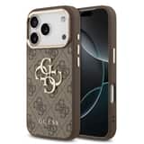 Variation Guess 4G Metal Logo iPhone 17 Pro Max hoesje – Bruin