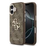 Variation Guess 4G Metal Logo iPhone 17 hoesje – Bruin