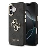 Variation Guess 4G Metal Logo iPhone 17 hoesje – Grijs