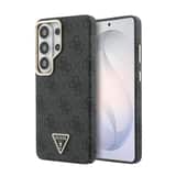 Variation Guess 4G Strass Triangle Logo Samsung Galaxy S26 Ultra hoesje met MagSafe – Grijs