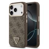 Variation Guess 4G Triangle Logo iPhone 17 Pro hoesje met MagSafe – Bruin