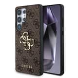 Variation Guess Metal Logo Samsung Galaxy S25 Ultra hoesje – Bruin